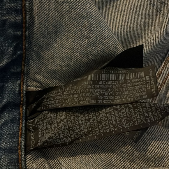 Zara skirt size medium M women’s denim long skirt - Picture 3 of 4